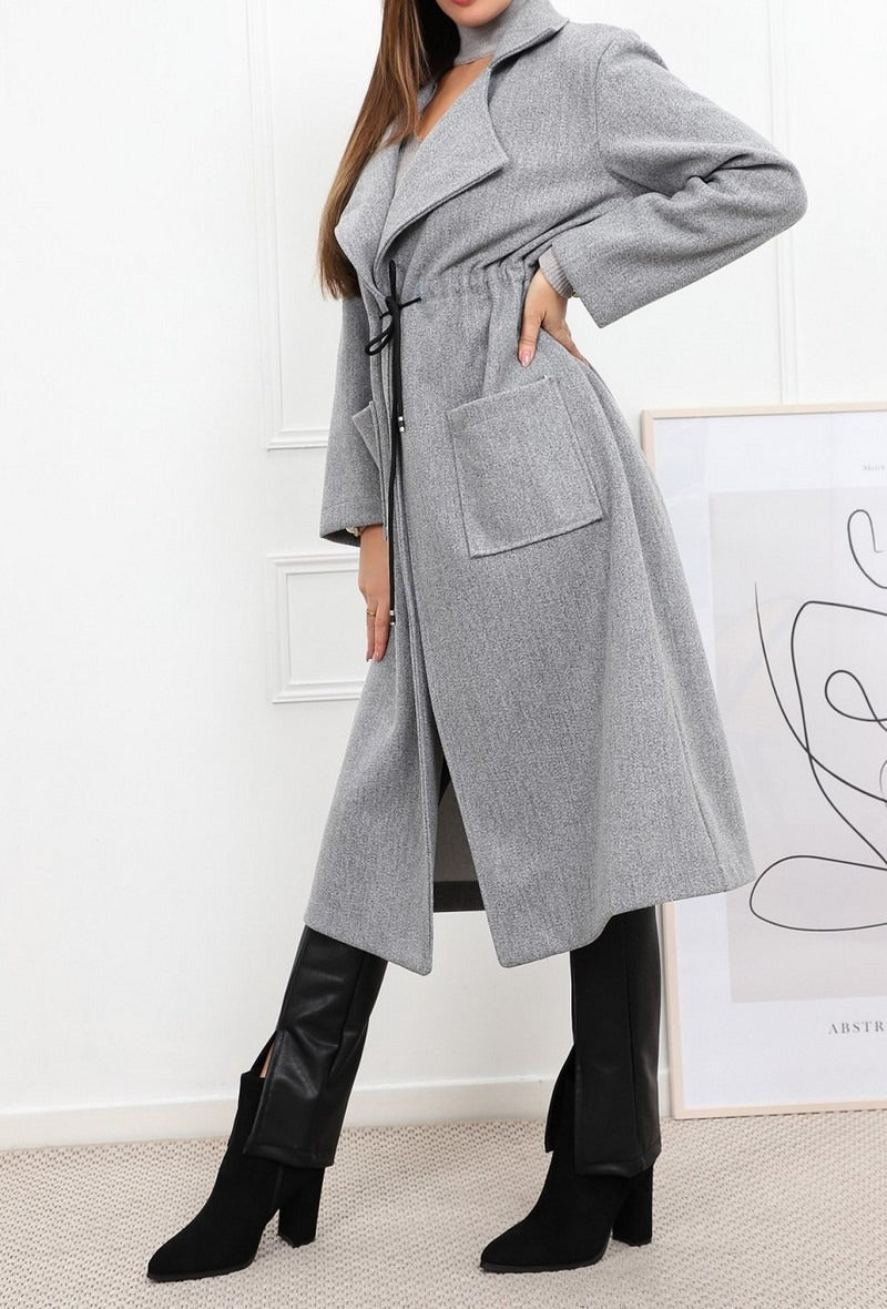 MANTEAU INES GRIS image 2