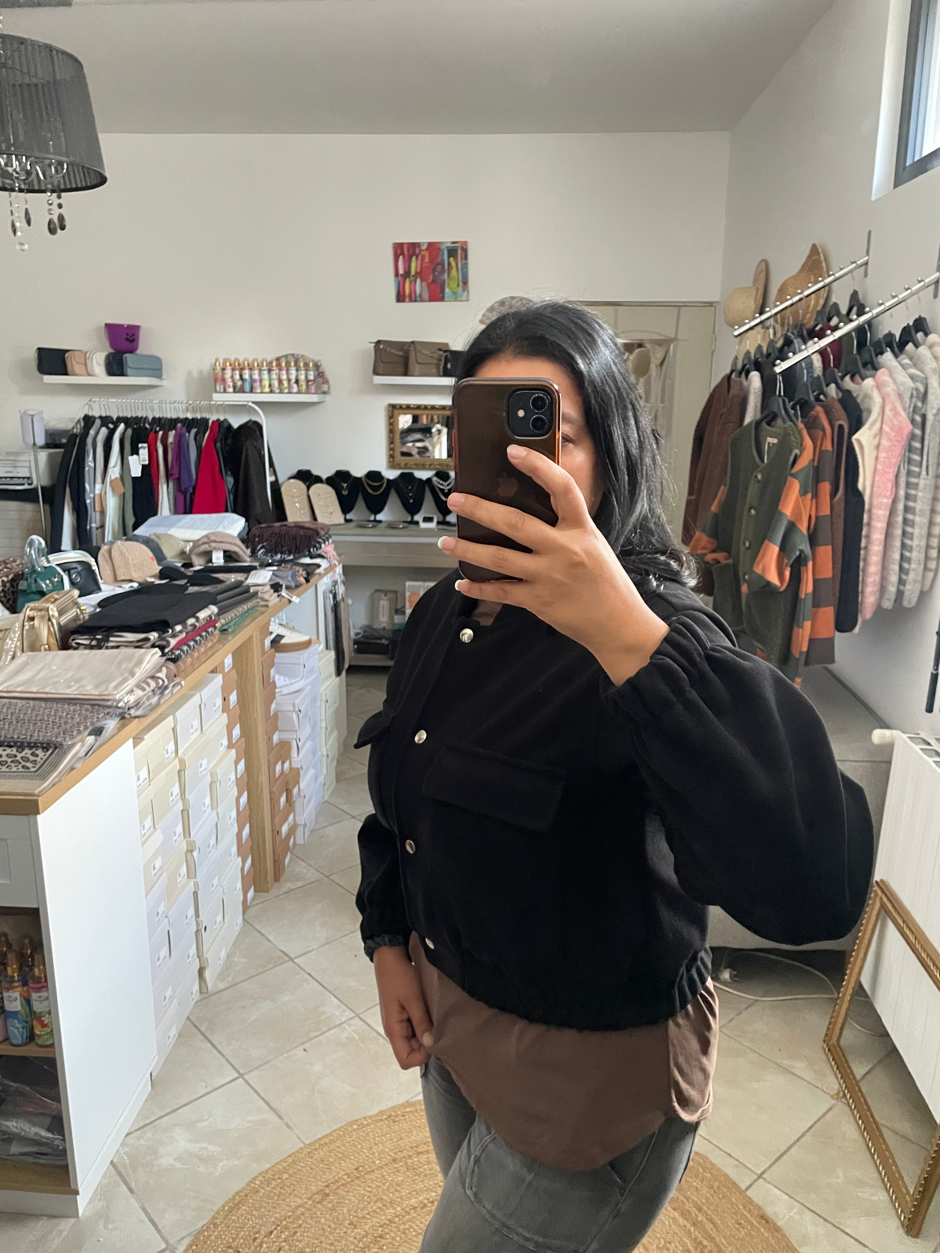 BLOUSON AVIATEUR NOIR image 3