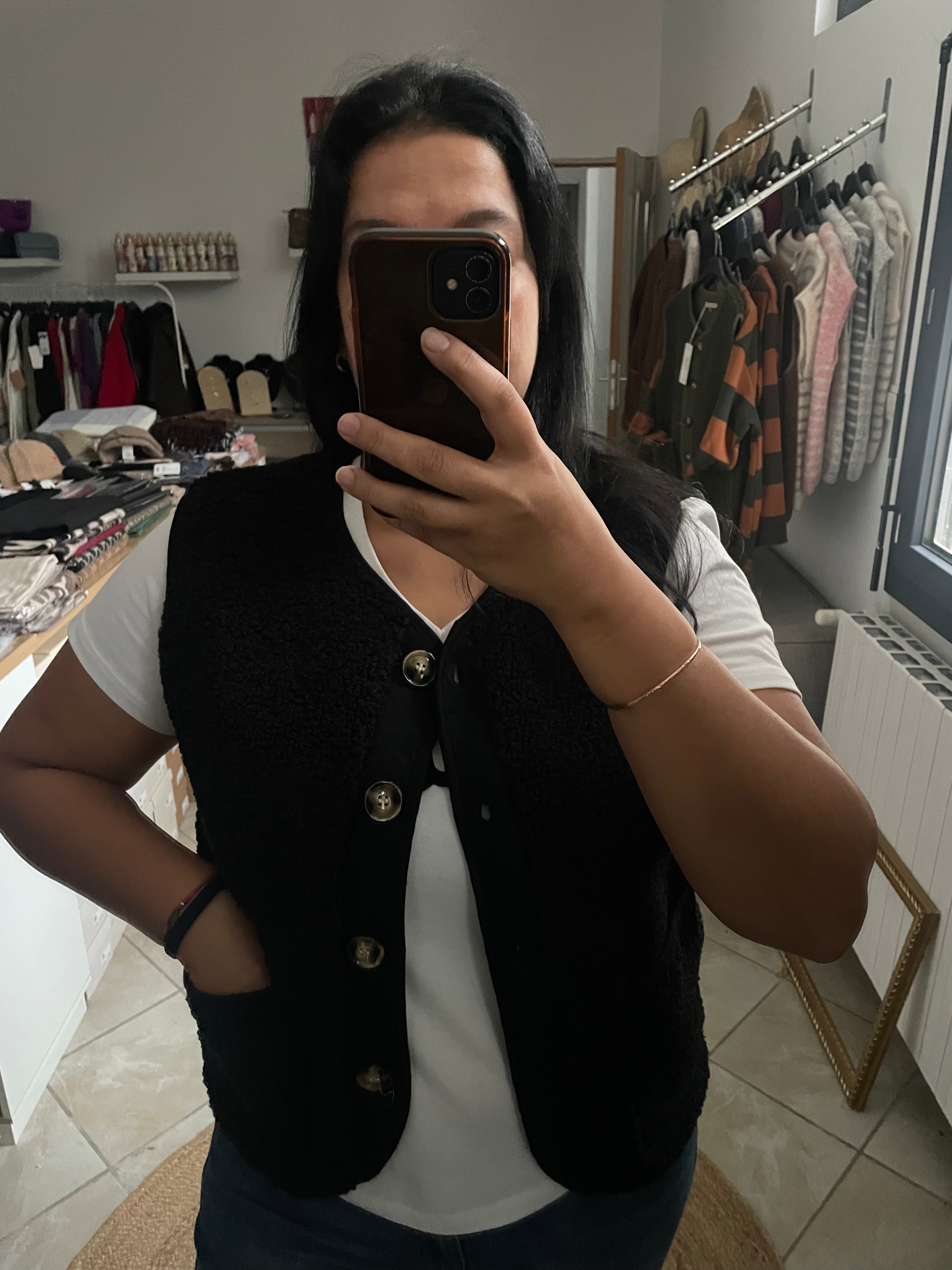 GILET ERIN NOIR image 2