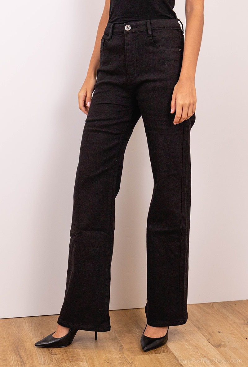 Jeans droit wide leg Lucie image 1