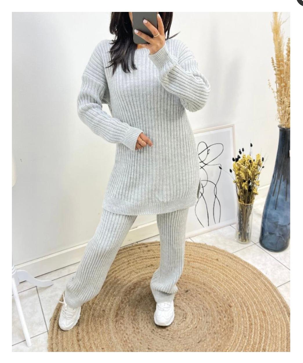 ENSEMBLE AGATHE GRIS image 0