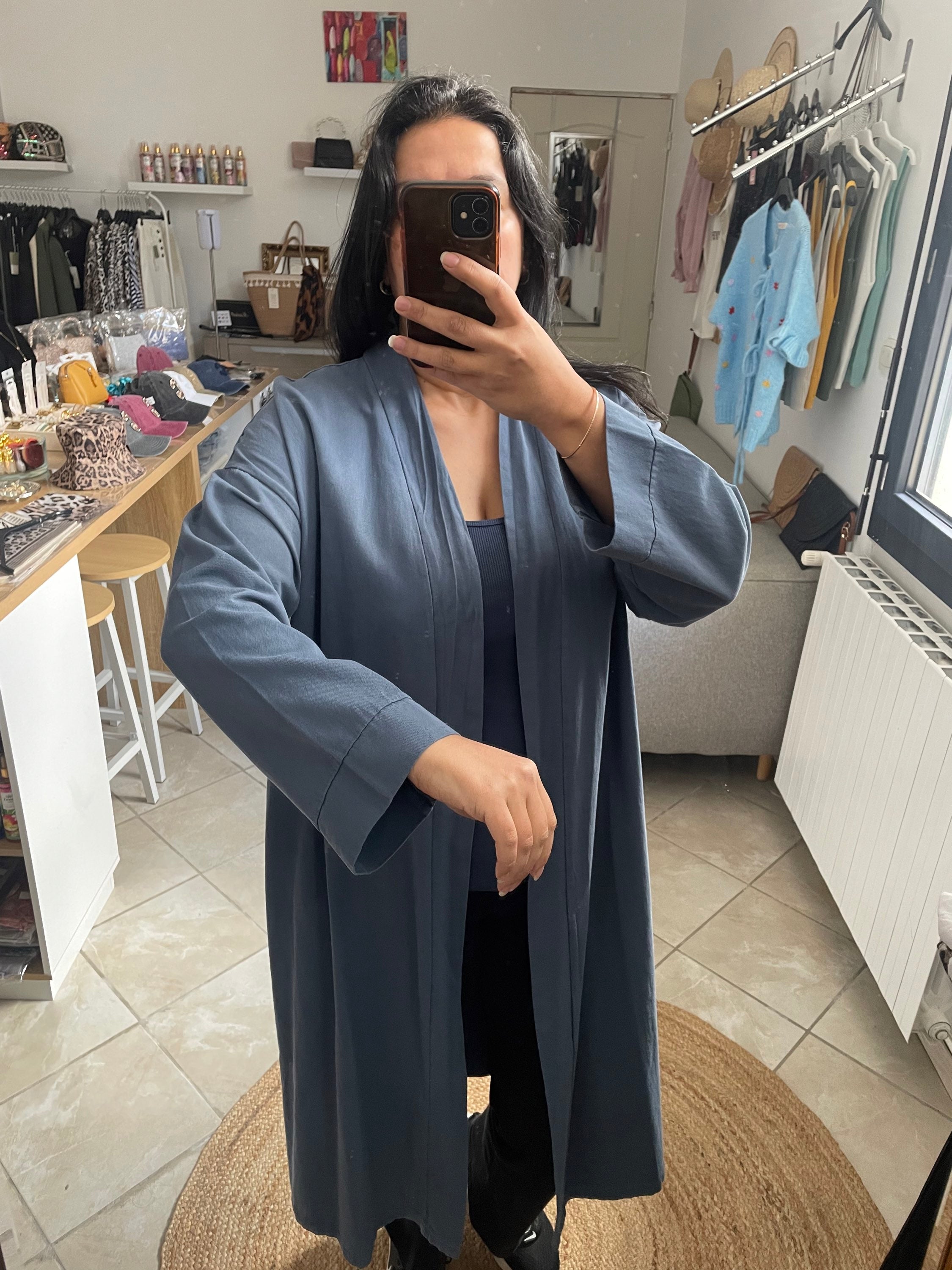 KIMONO SOFIA BLEU image 6