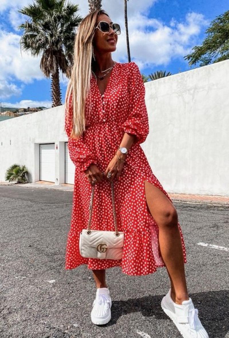 ROBE LANA ROUGE image 0