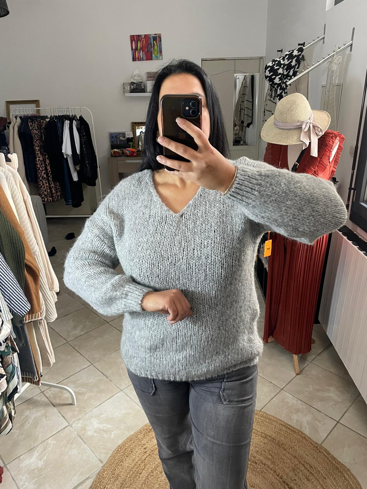 PULL BELLA GRIS image 0