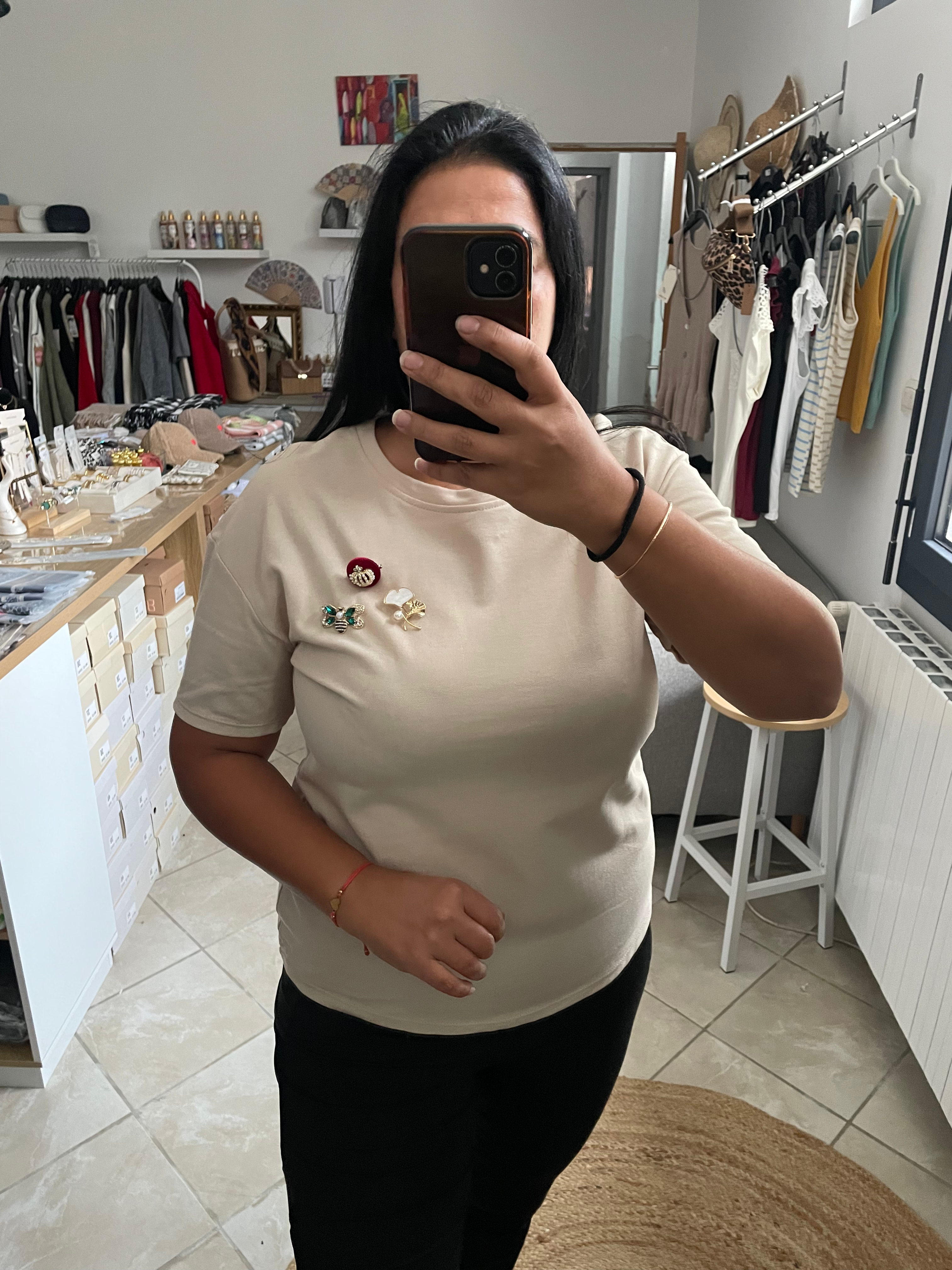 T-SHIRT CRYSTAL BEIGE image 2