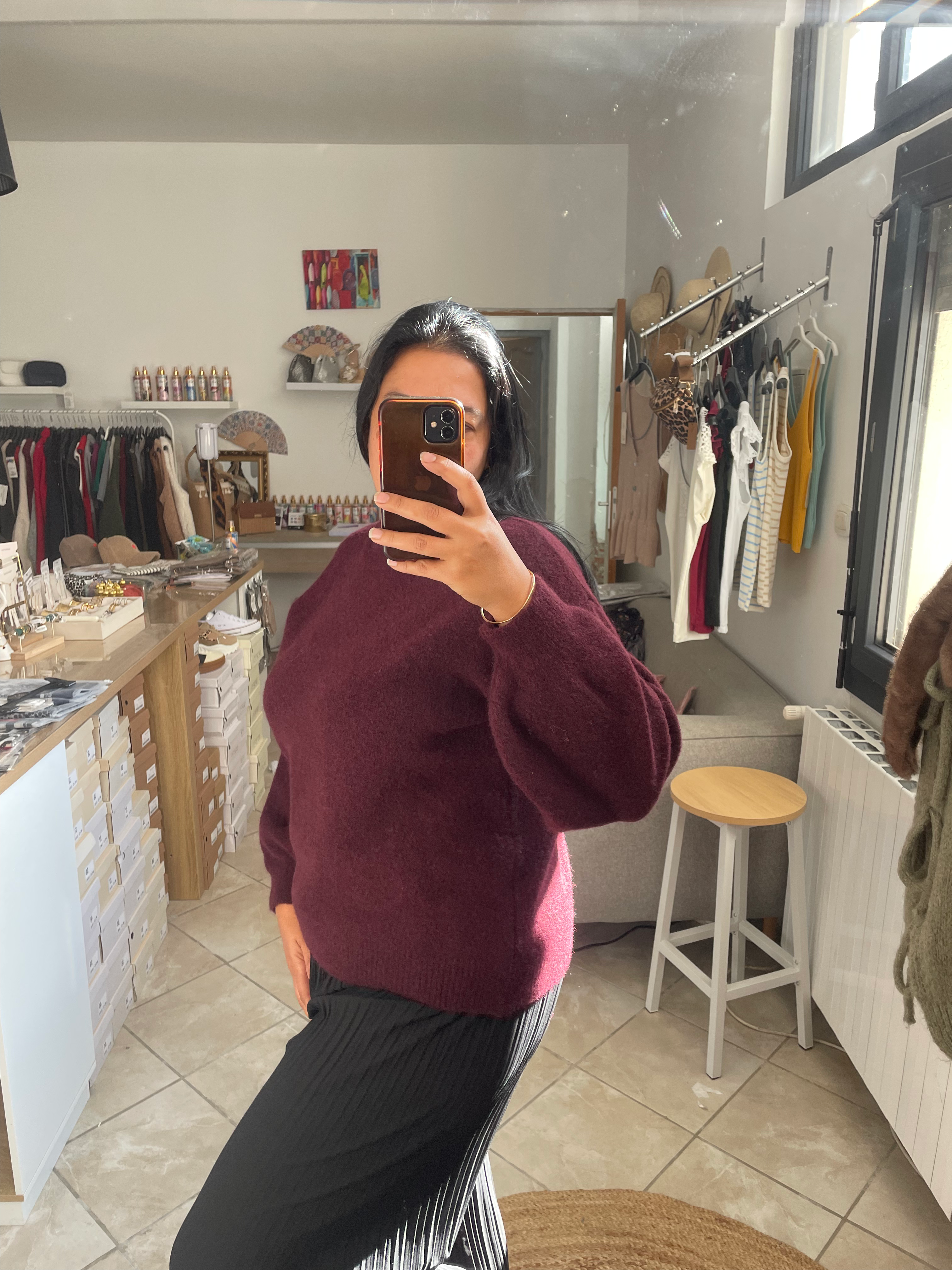 PULL CHACHA BORDEAUX image 1