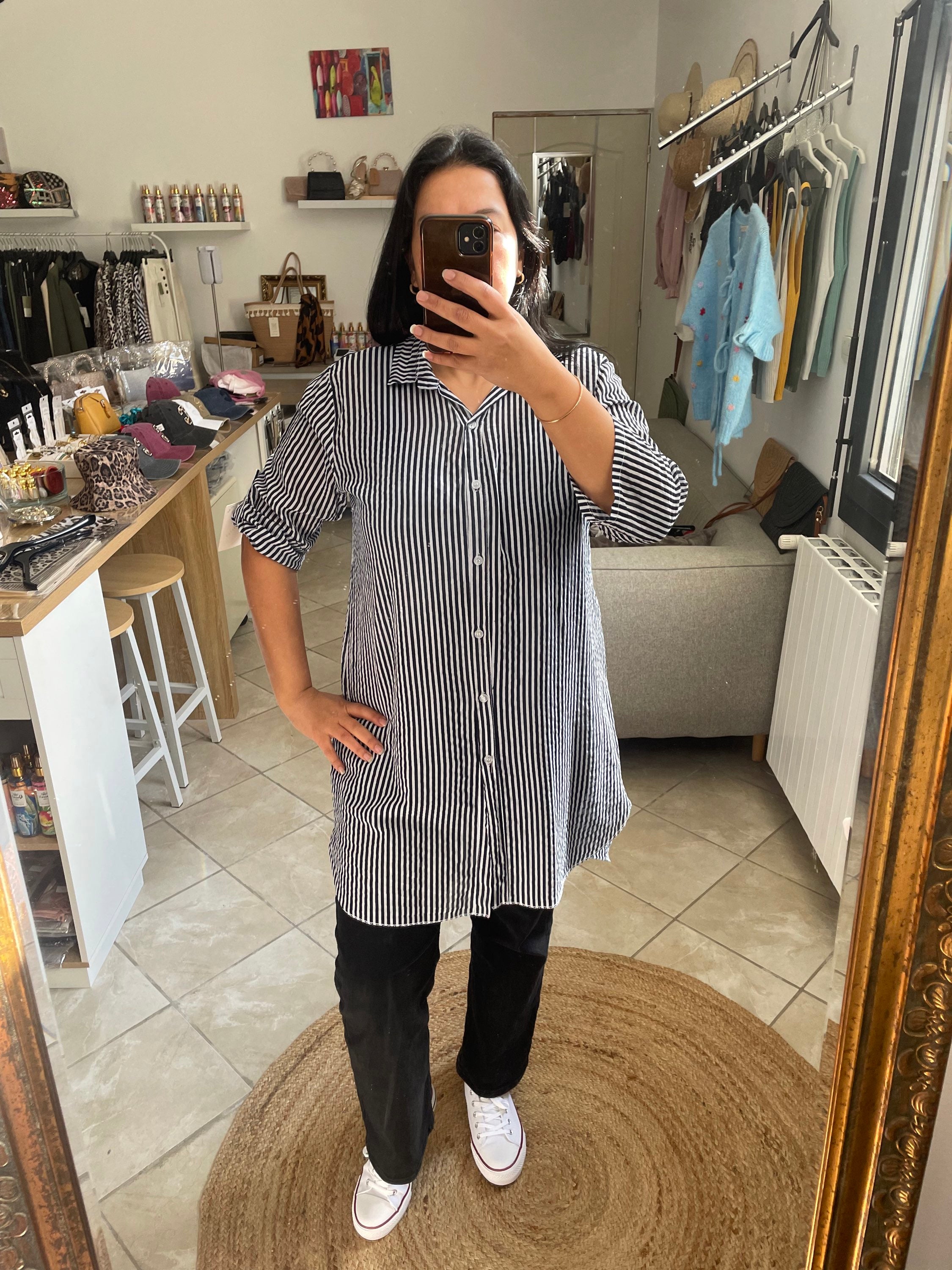 Chemise Robe Tessa marine image 0