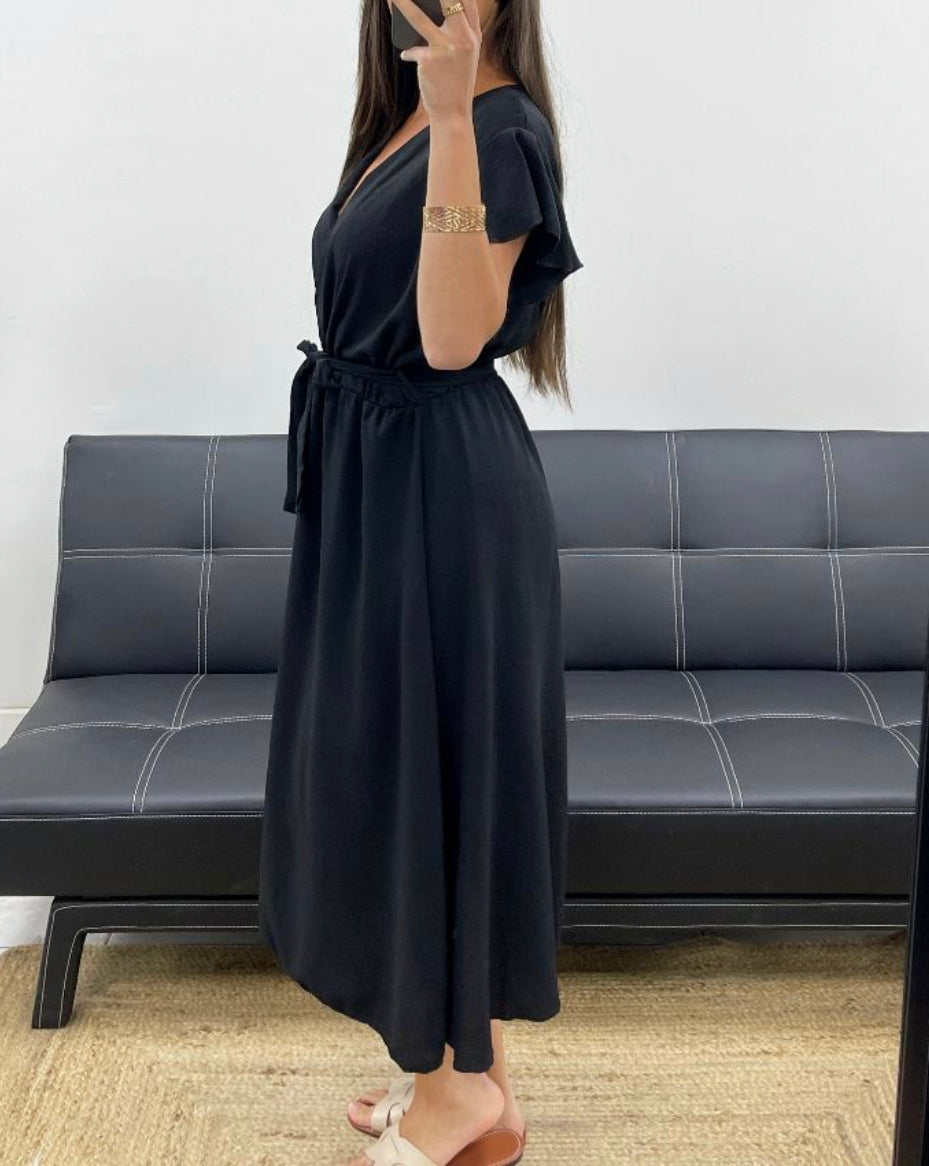 ROBE LONGUE ELSA NOIR  image 1