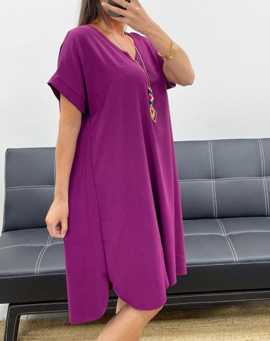 Robe Sasha mauve  image 1