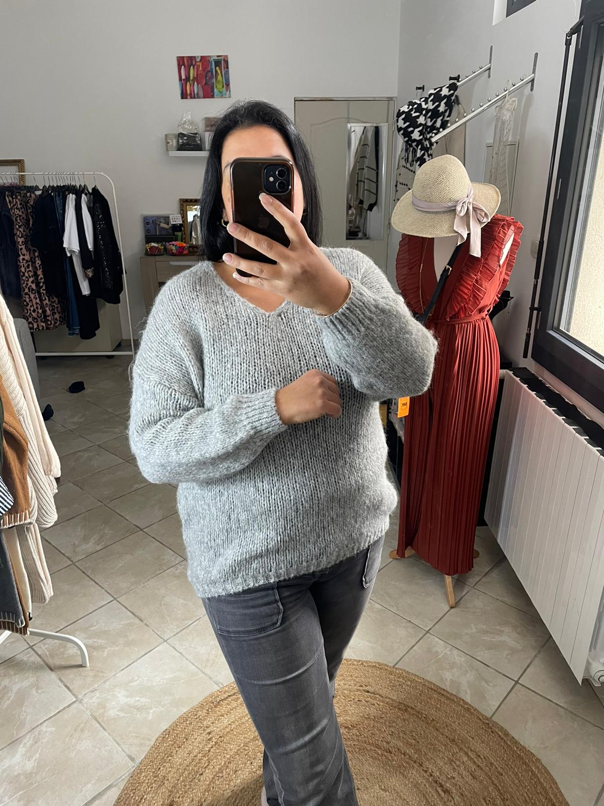 PULL BELLA GRIS image 2