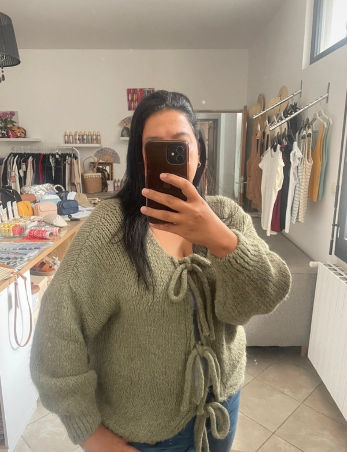 GILET KATHY KAKI image 2