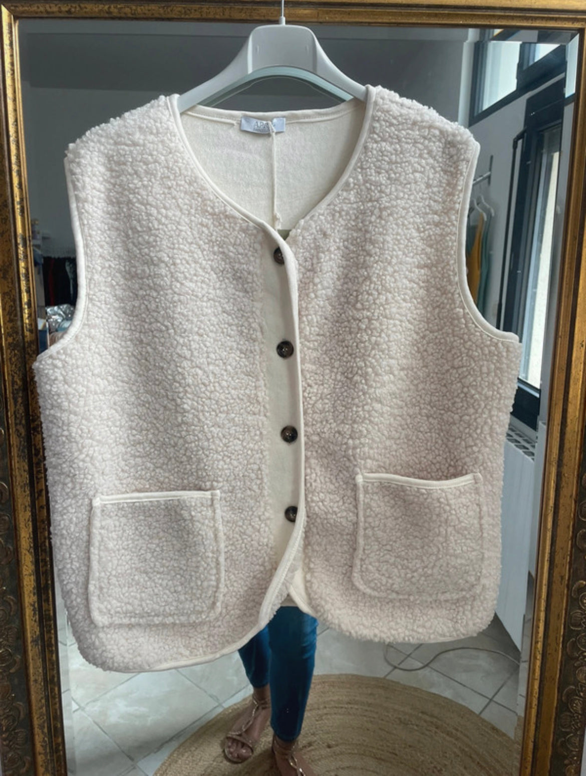 GILET ERIN ÉCRU image 0