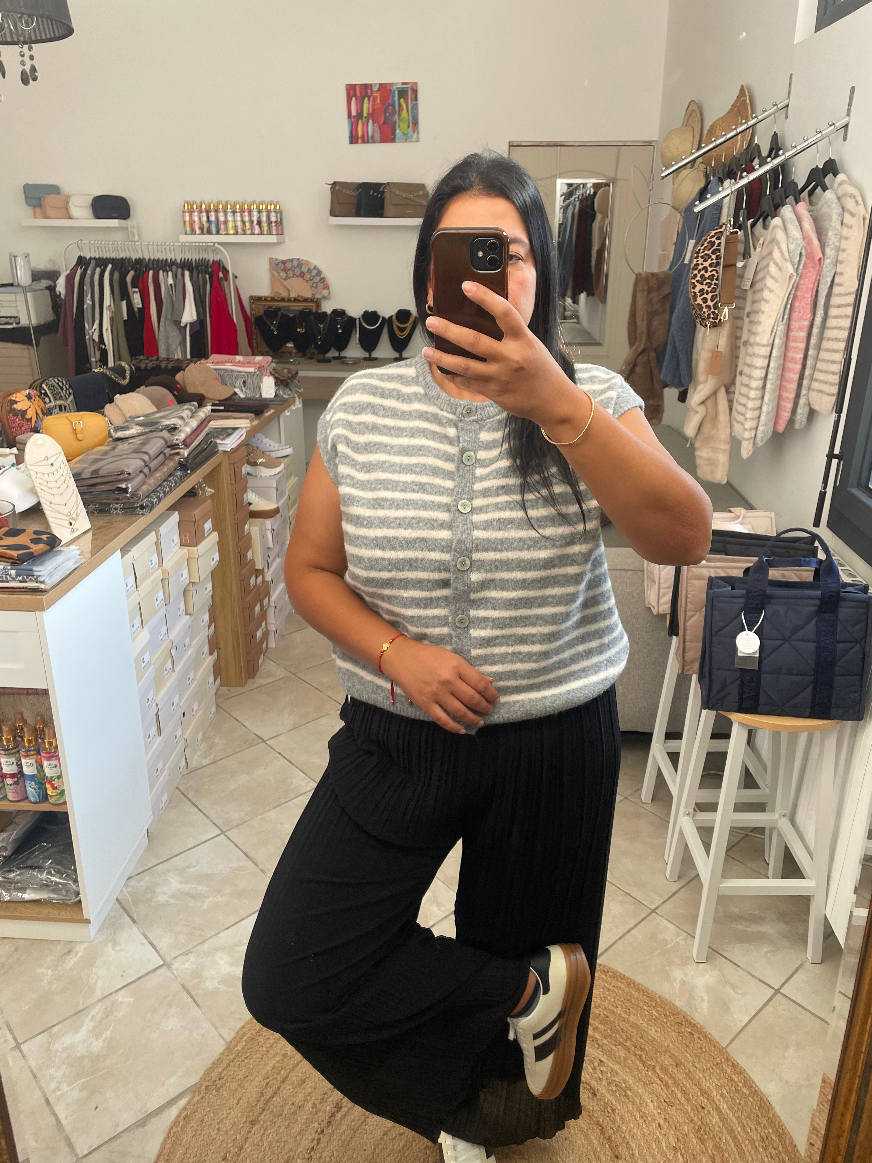 GILET AMY GRIS FONCÉ  image 2