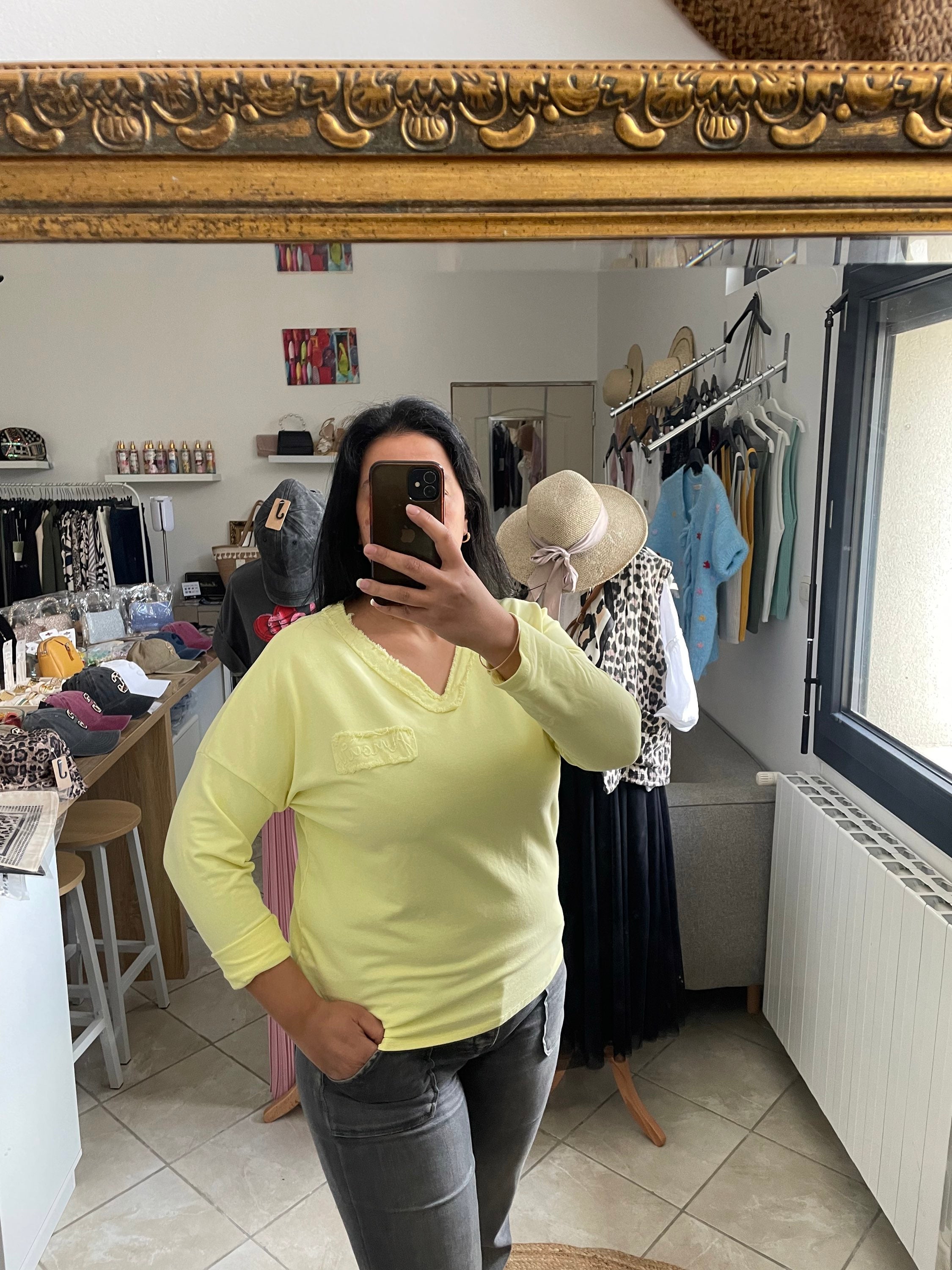 PULL ANGELA JAUNE image 0