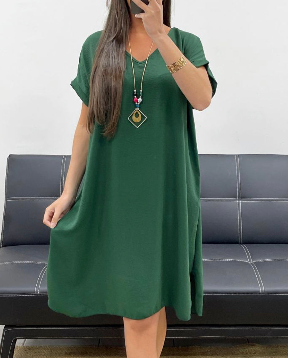 Robe Sasha vert emraude  image 0