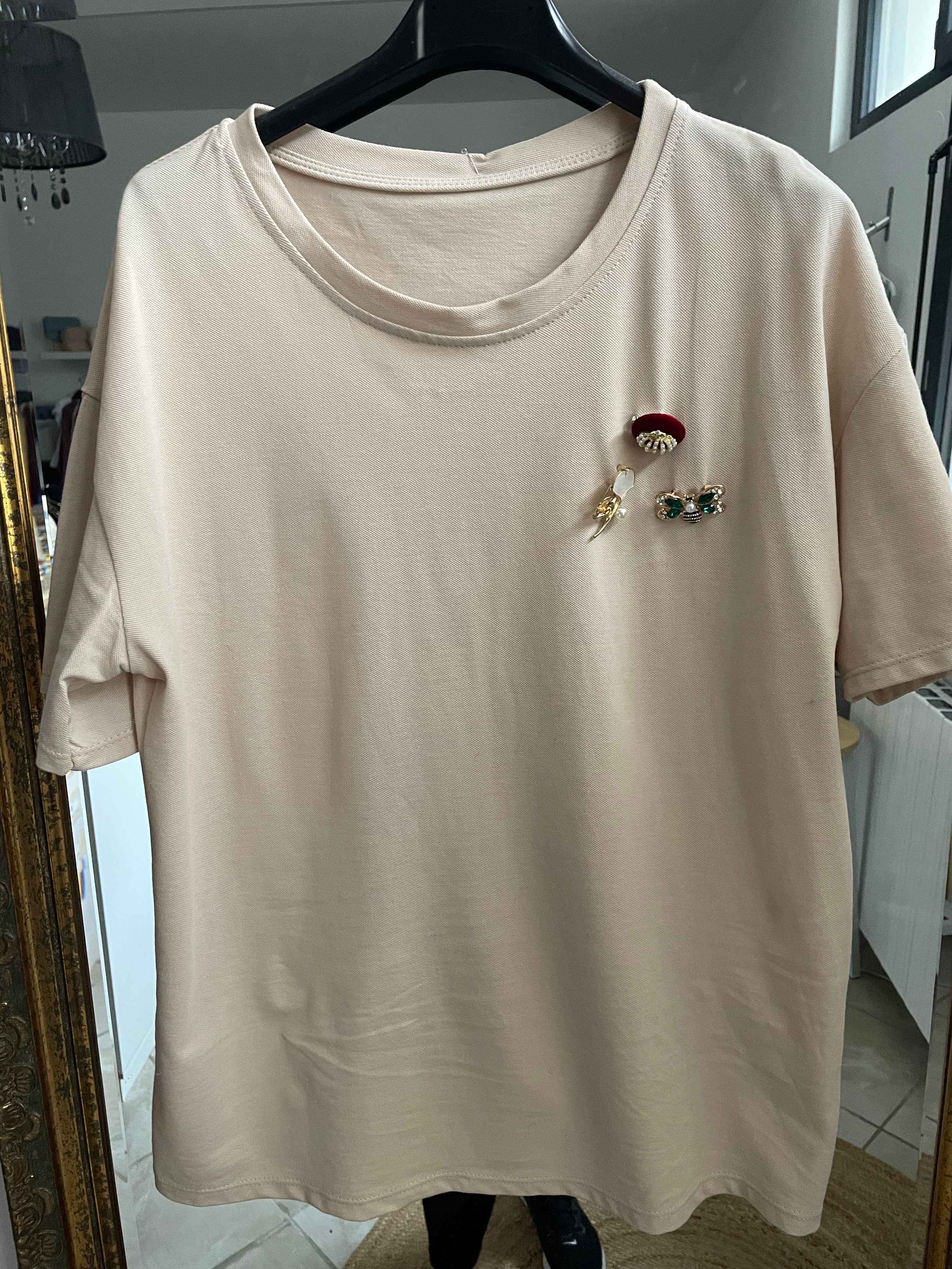 T-SHIRT CRYSTAL BEIGE image 3