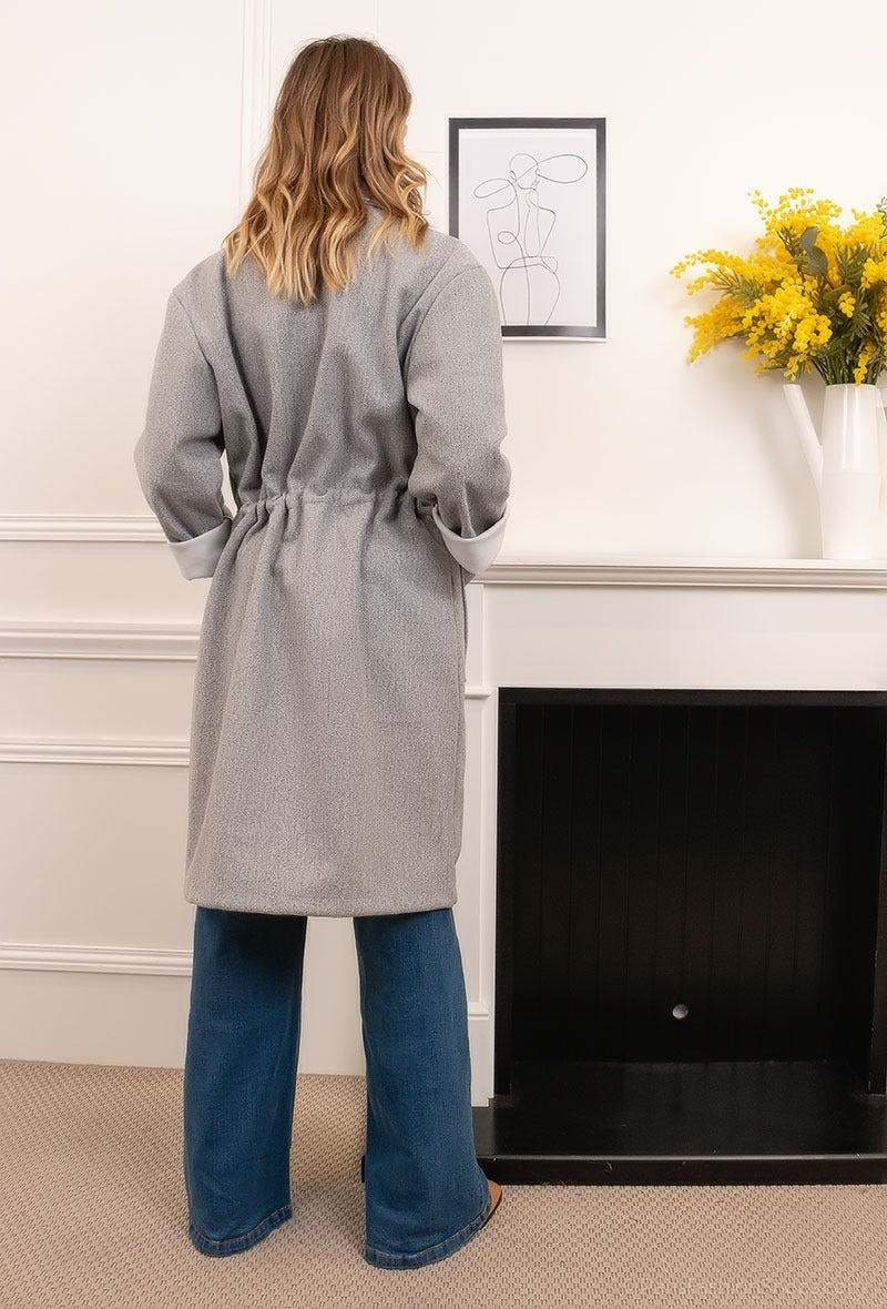 MANTEAU INES GRIS image 1