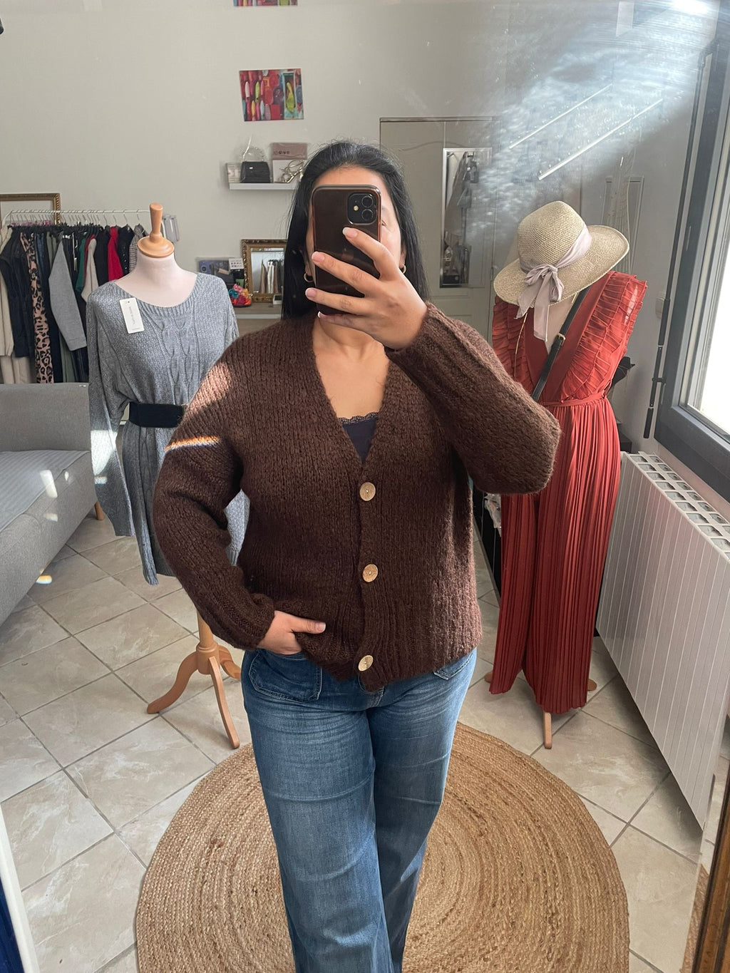 GILET PAULINA CHOCOLAT image 5