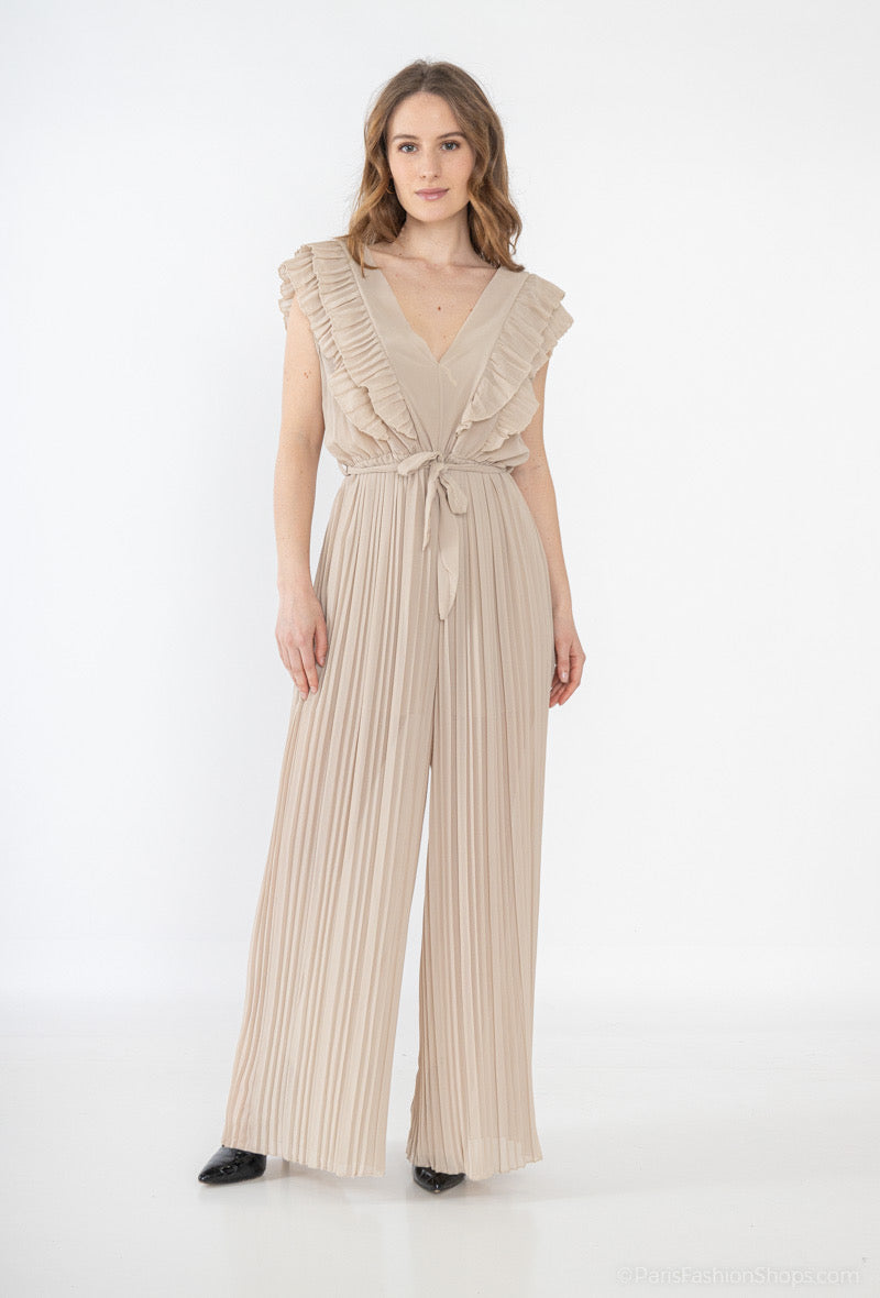 COMBINAISON ALBA BEIGE image 1