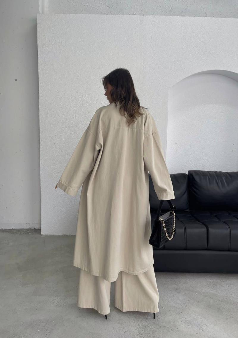 KIMONO ET PANTALON SOFIA BEIGE image 8