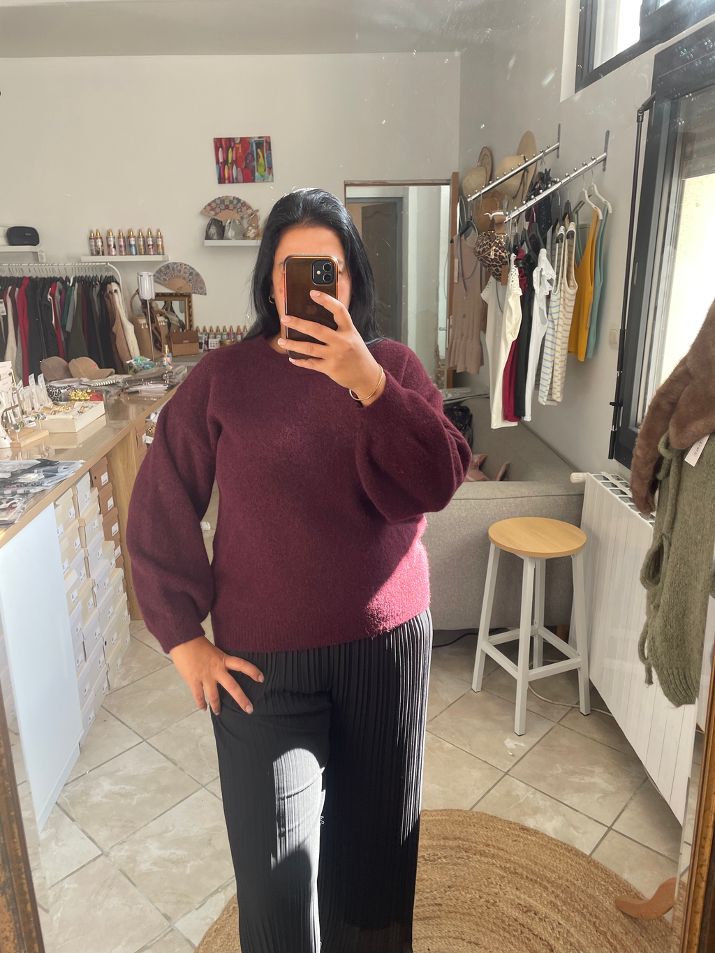 PULL CHACHA BORDEAUX image 2