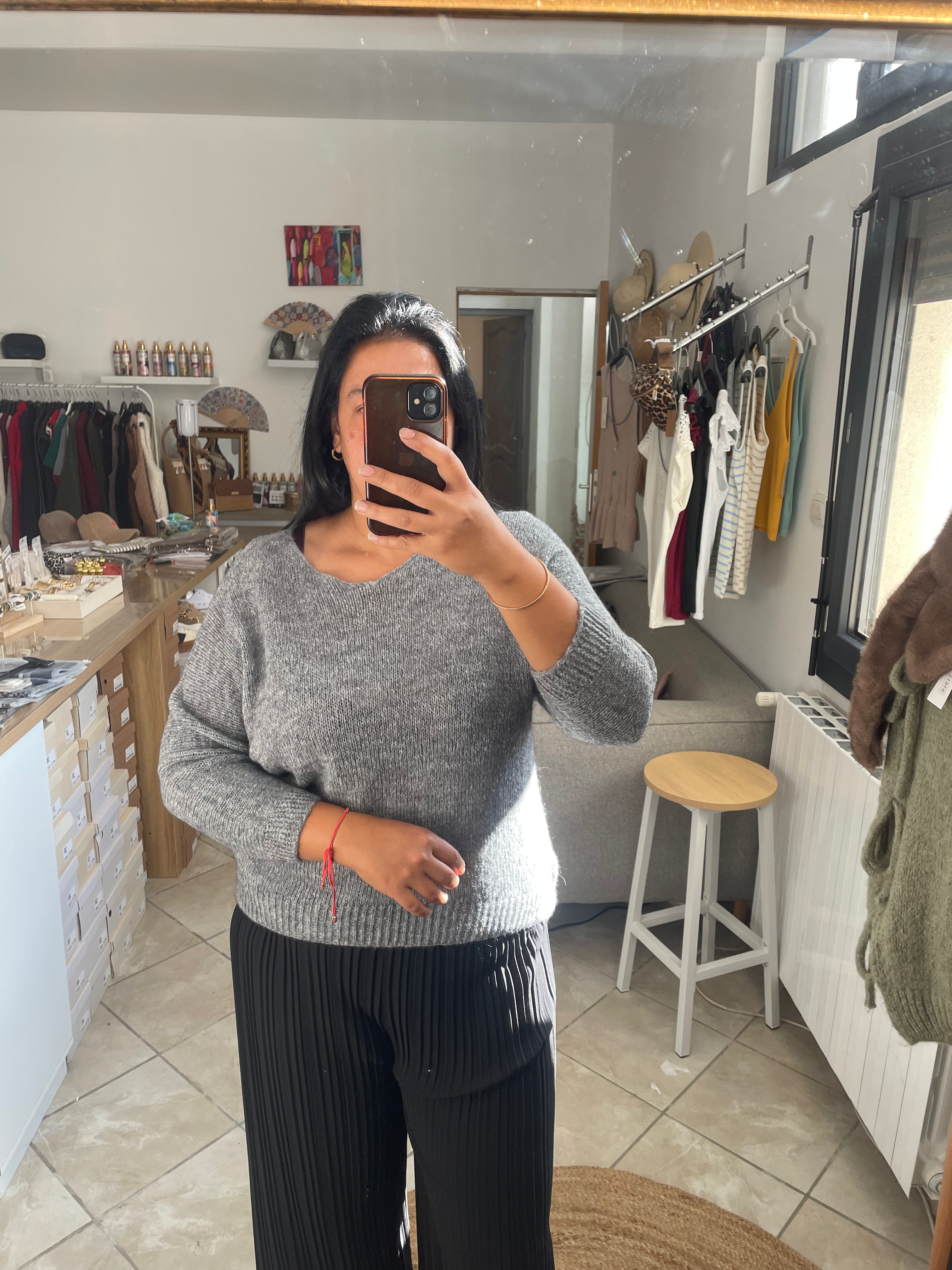 PULL GRACE GRIS  image 1