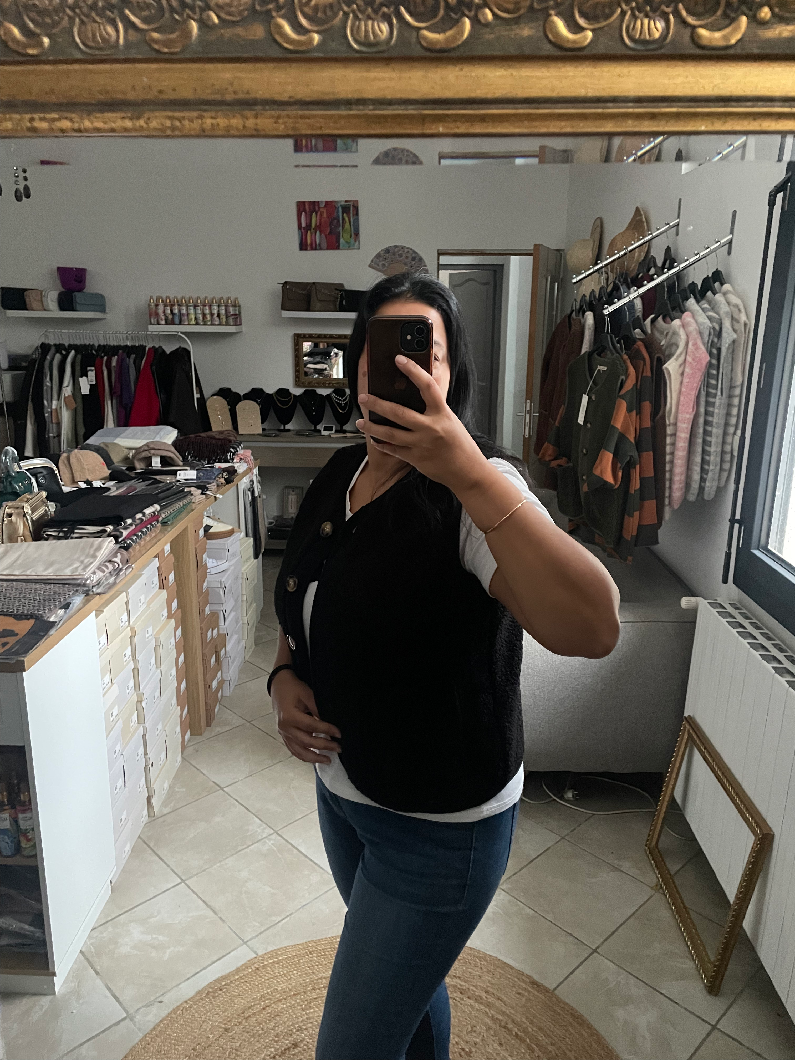 GILET ERIN NOIR image 1