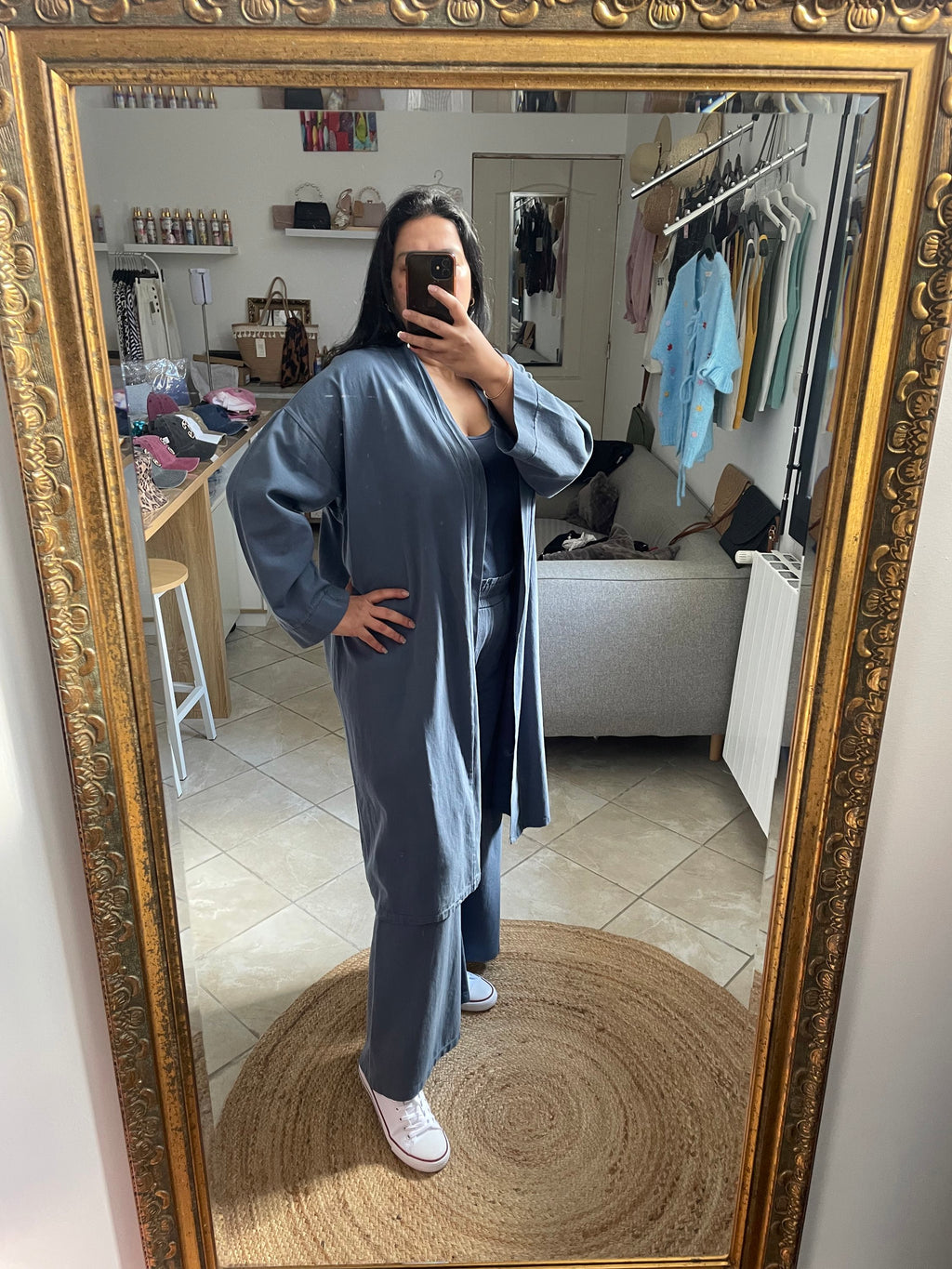 PANTALON SOFIA BLEU image 1