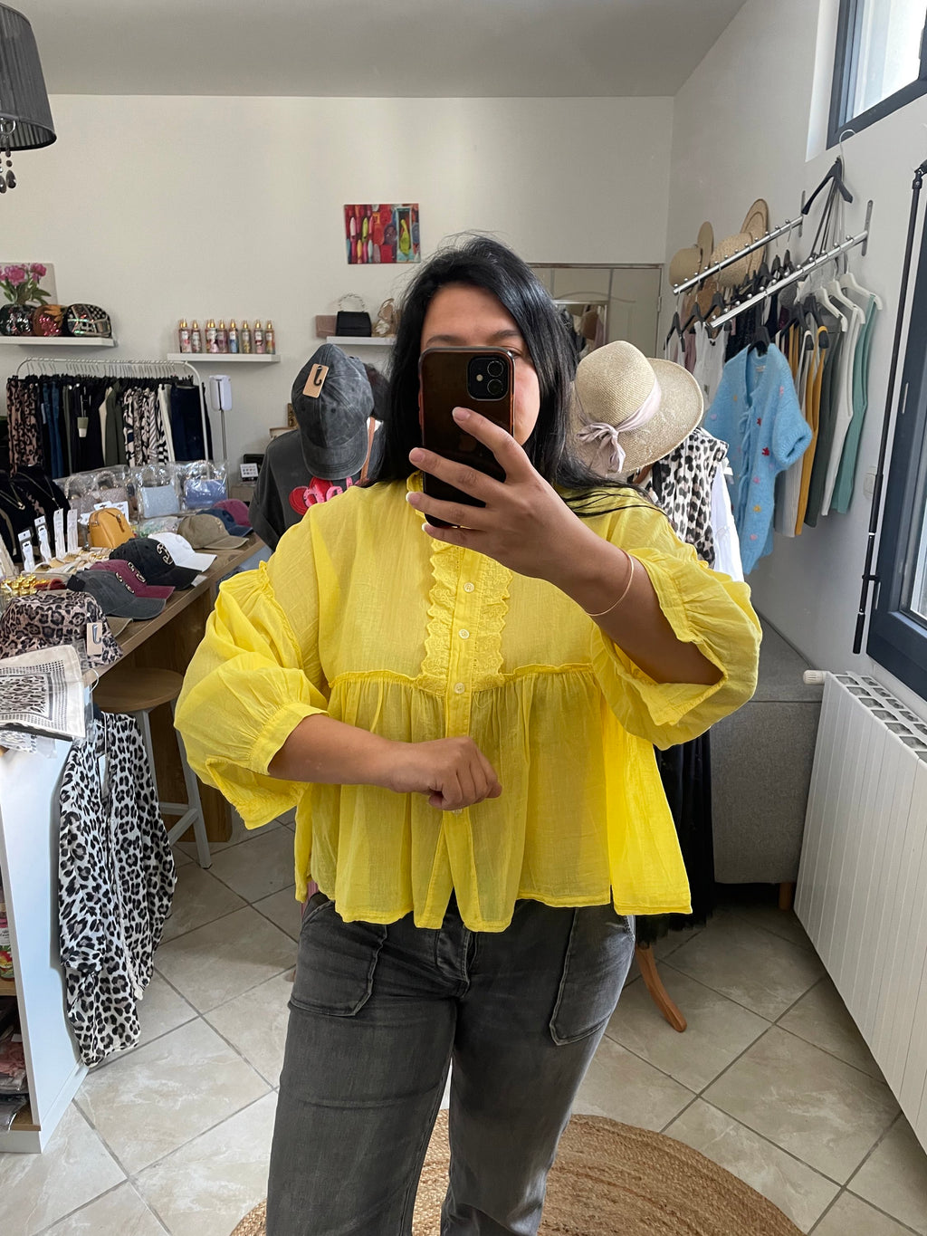 Chemise Amandine jaune  image 0