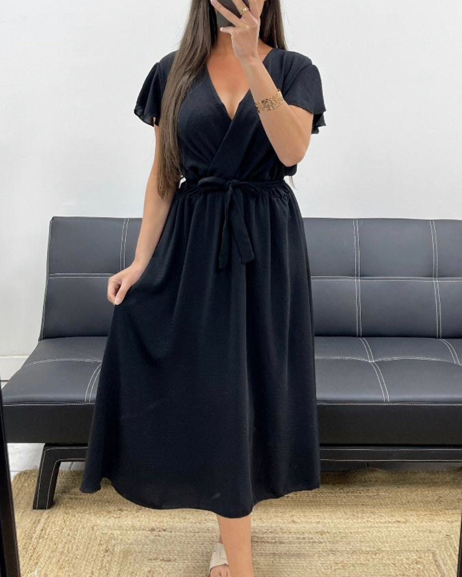 ROBE LONGUE ELSA NOIR  image 0