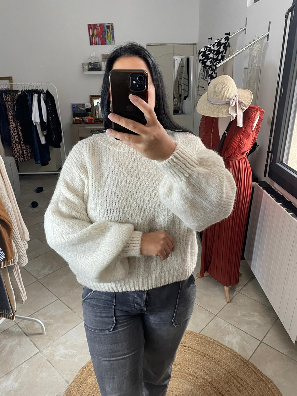 PULL LEANNE ECRU image 1