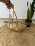 Grand sac doré style Polène