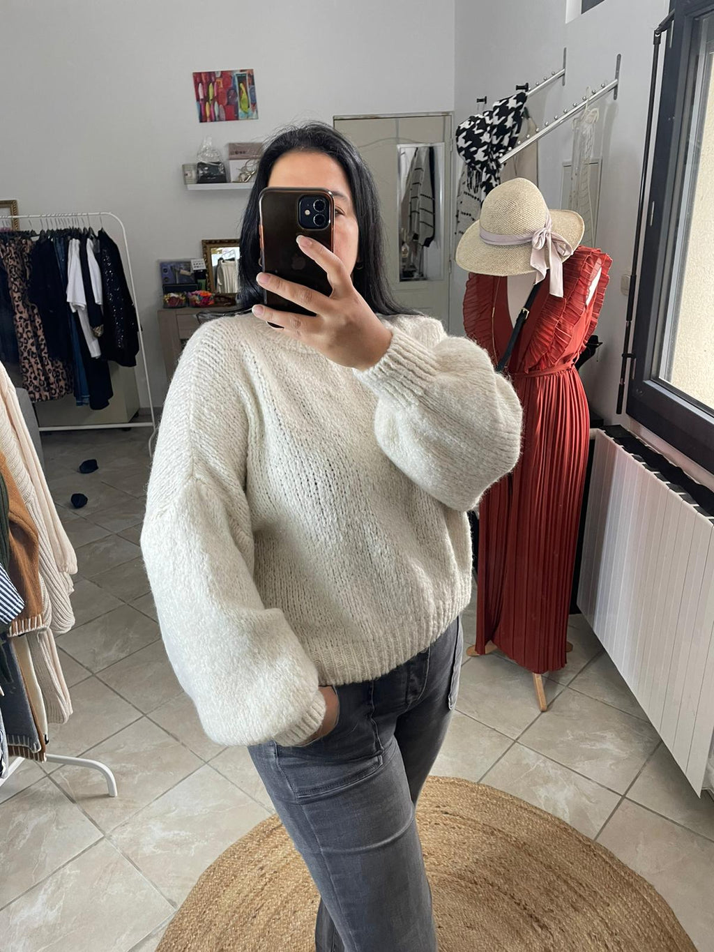 PULL LEANNE ECRU image 0