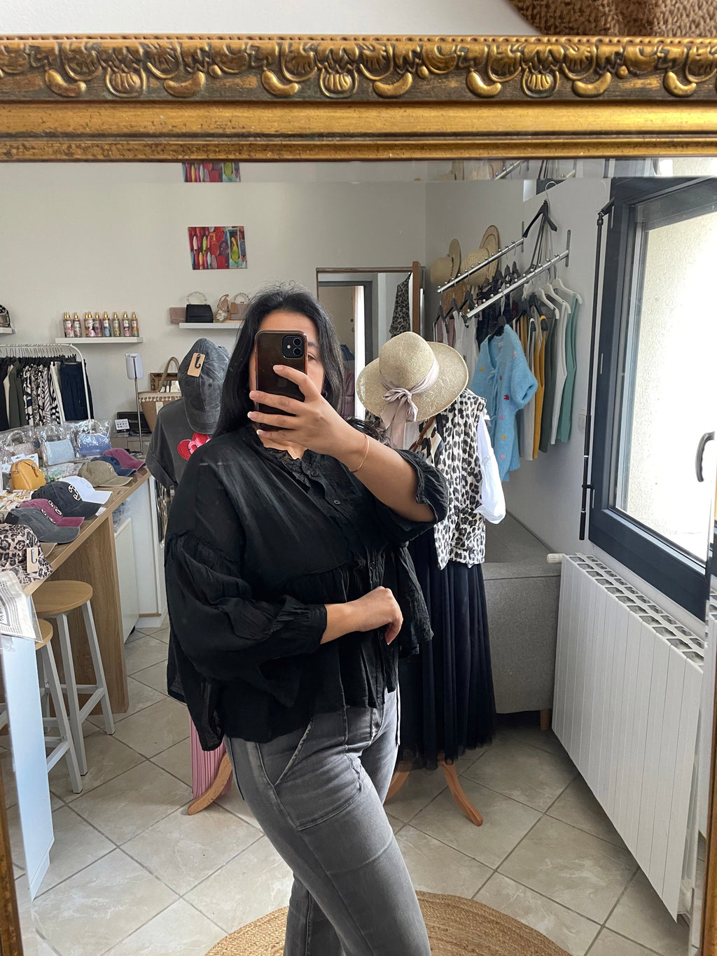 Chemise Amandine noir  image 1