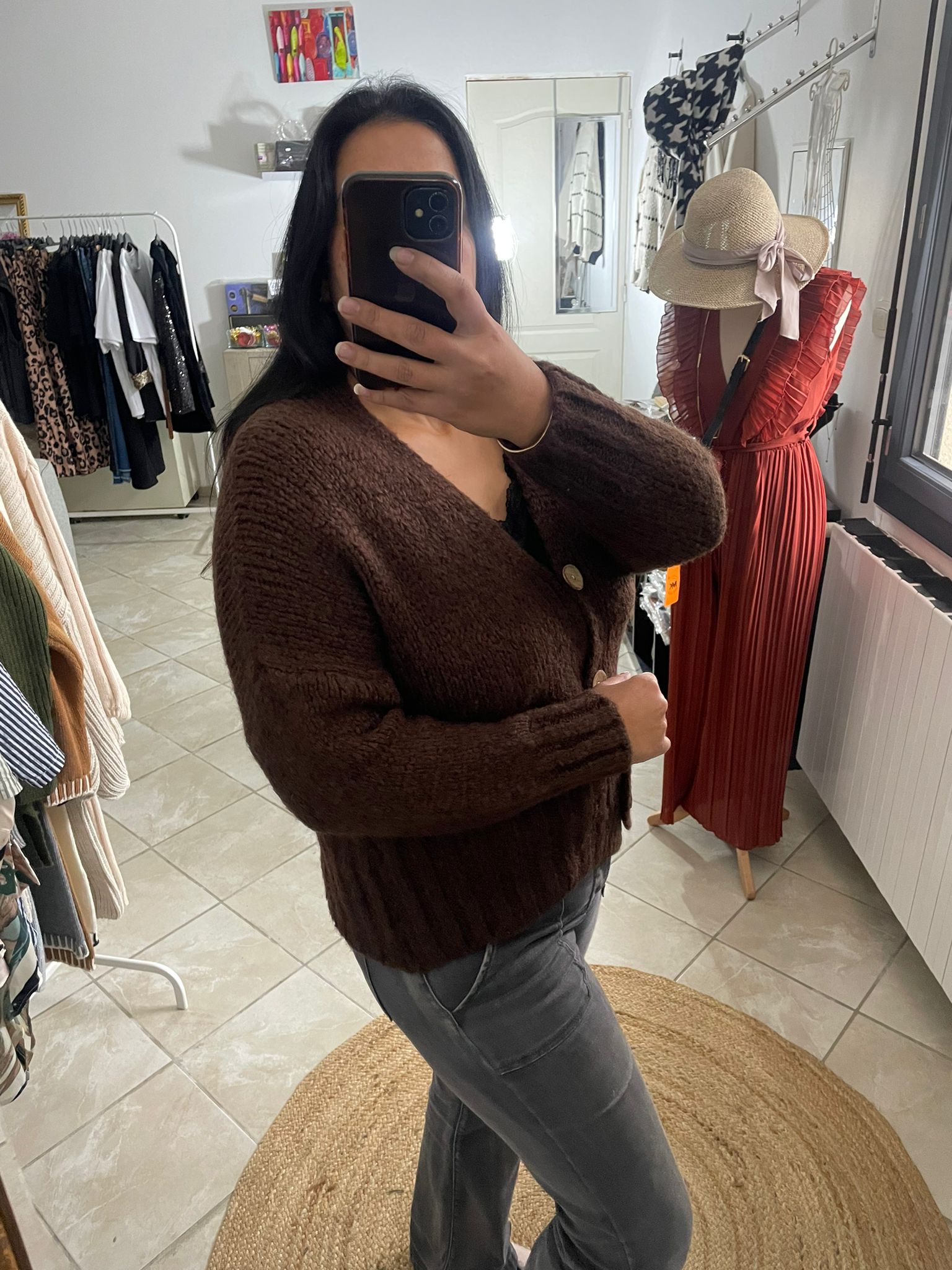 GILET PAULINA CHOCOLAT image 2