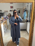 KIMONO ET PANTALON SOFIA BLEU image 0