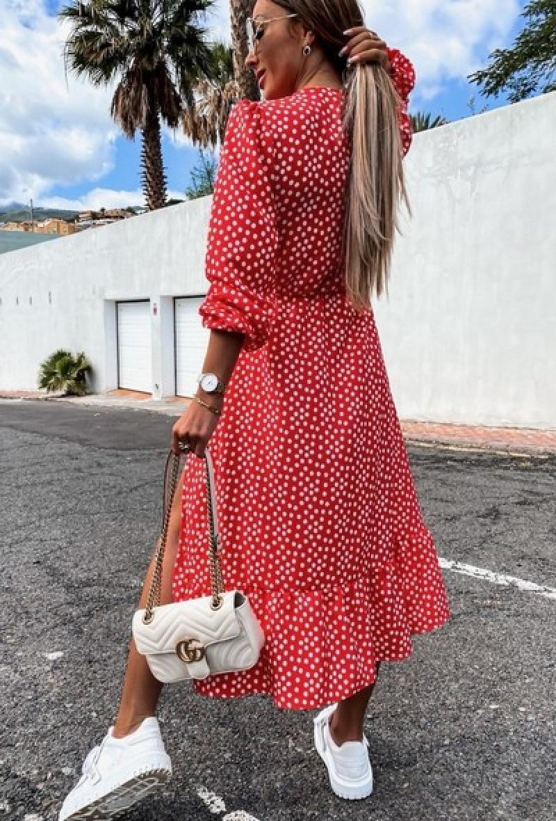 ROBE LANA ROUGE image 1