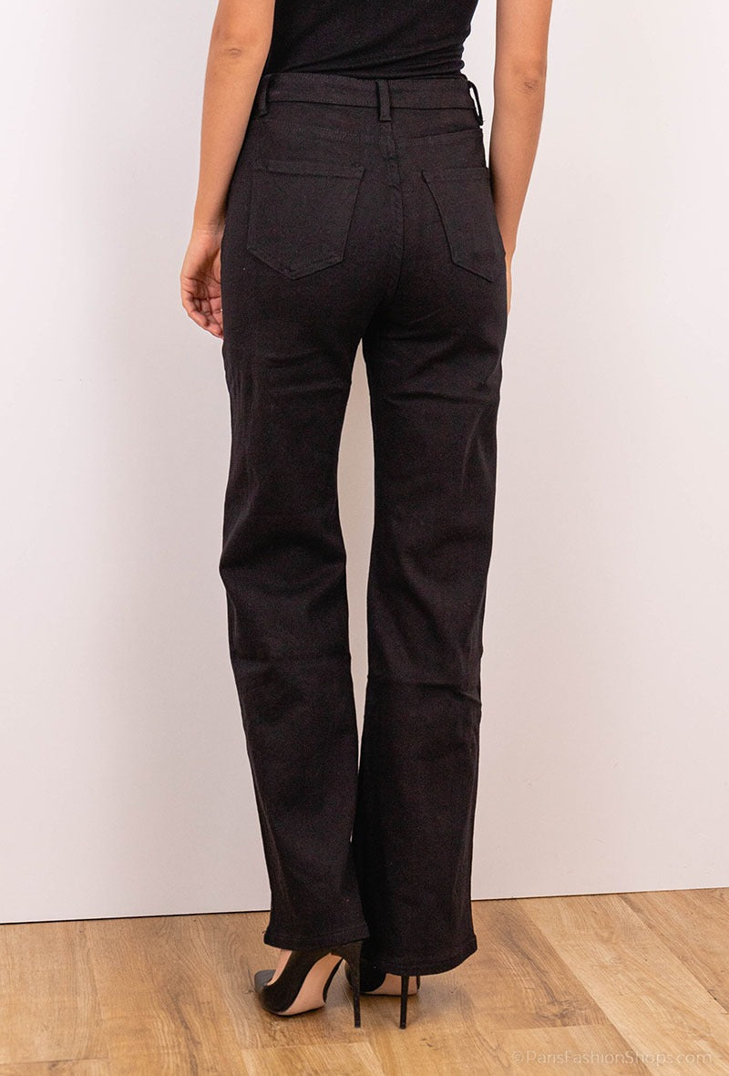 Jeans droit wide leg Lucie image 3
