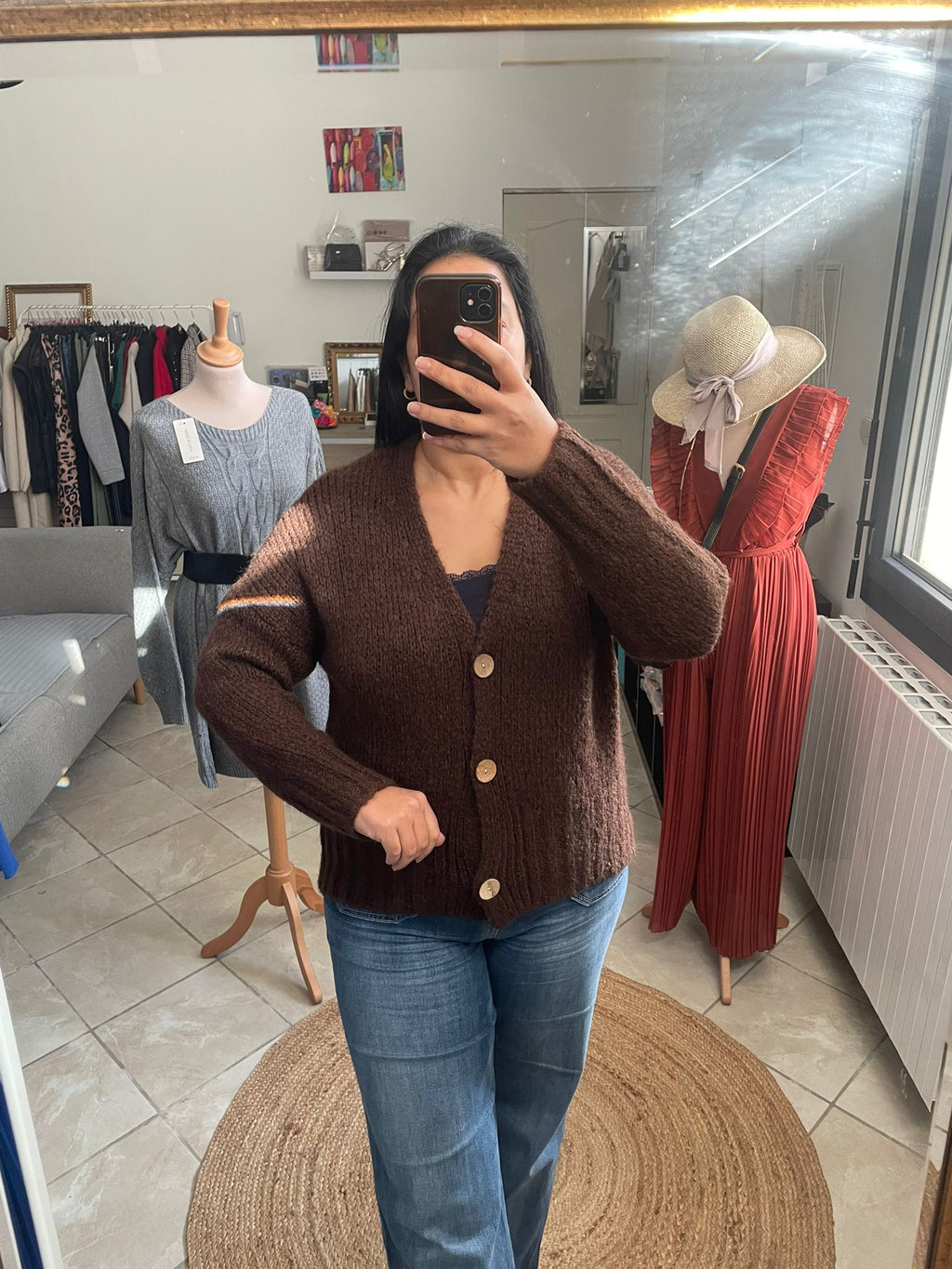 GILET PAULINA CHOCOLAT image 4