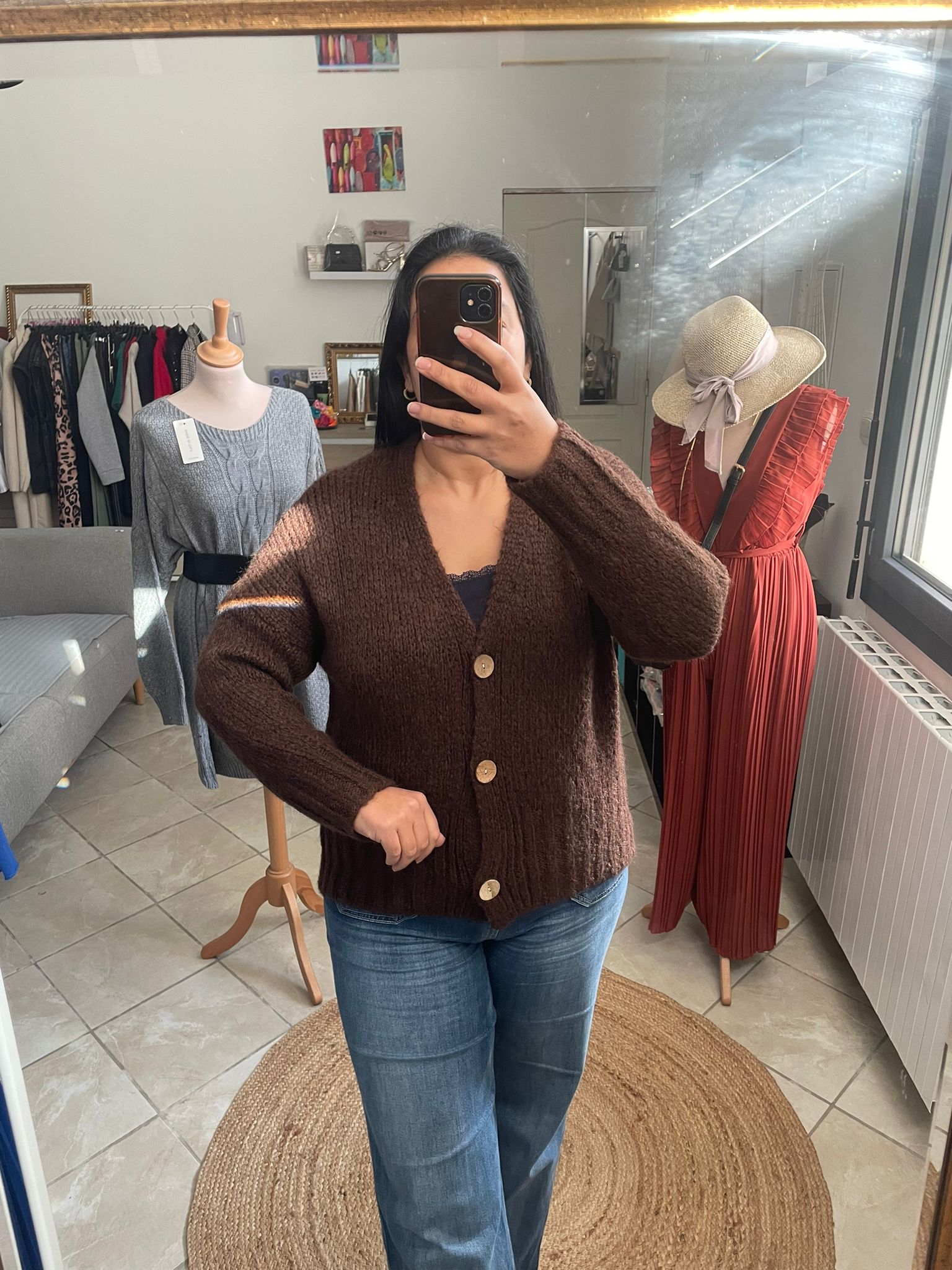 GILET PAULINA CHOCOLAT image 4