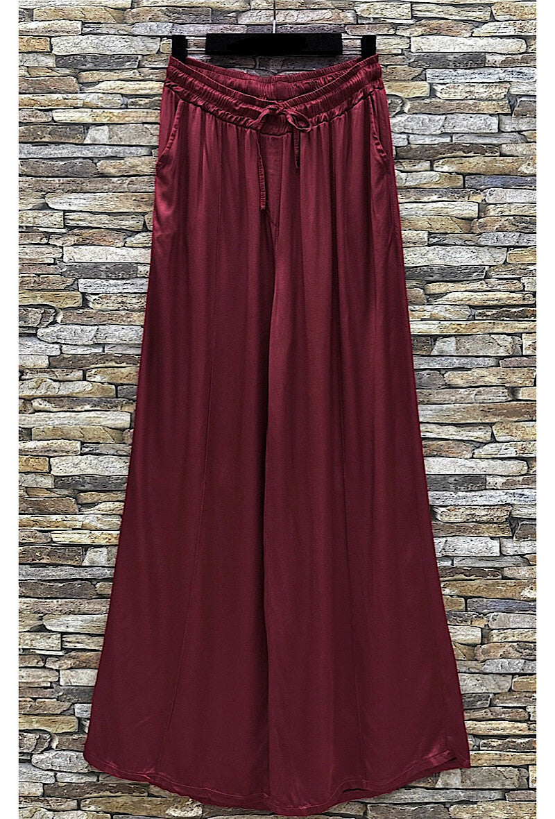 Pantalon Emy bordeaux  image 0
