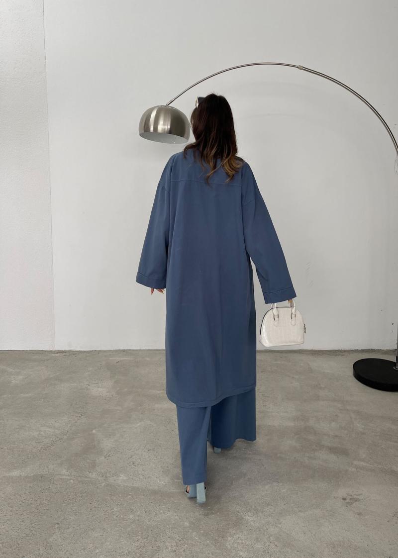 KIMONO ET PANTALON SOFIA BLEU image 8