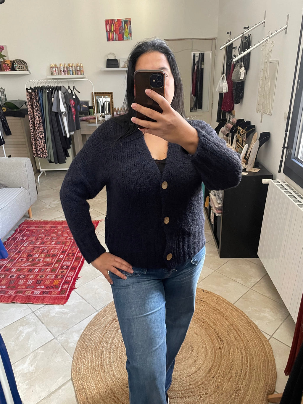 GILET PAULINA MARINE  image 1