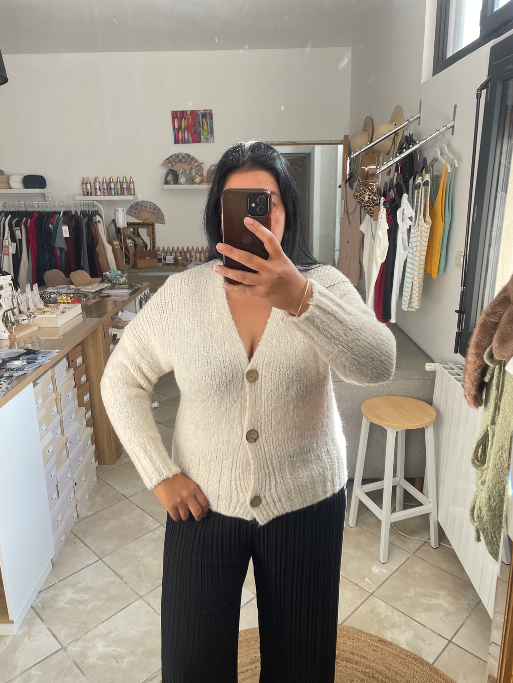 GILET PAULINA ÉCRU  image 0