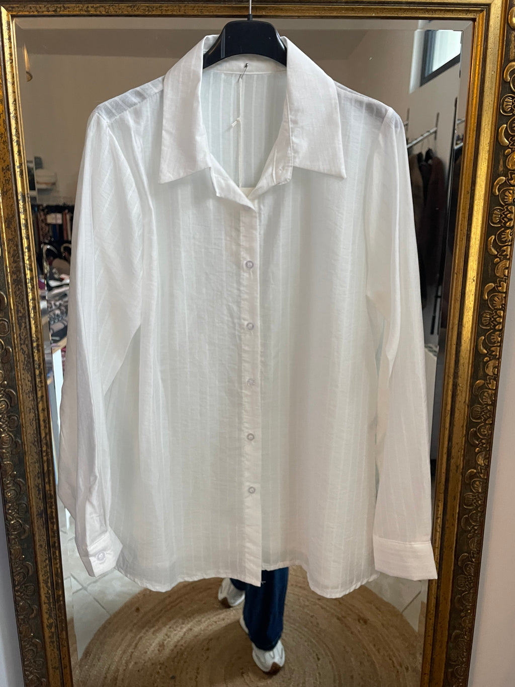 Chemise blanche avec tencel