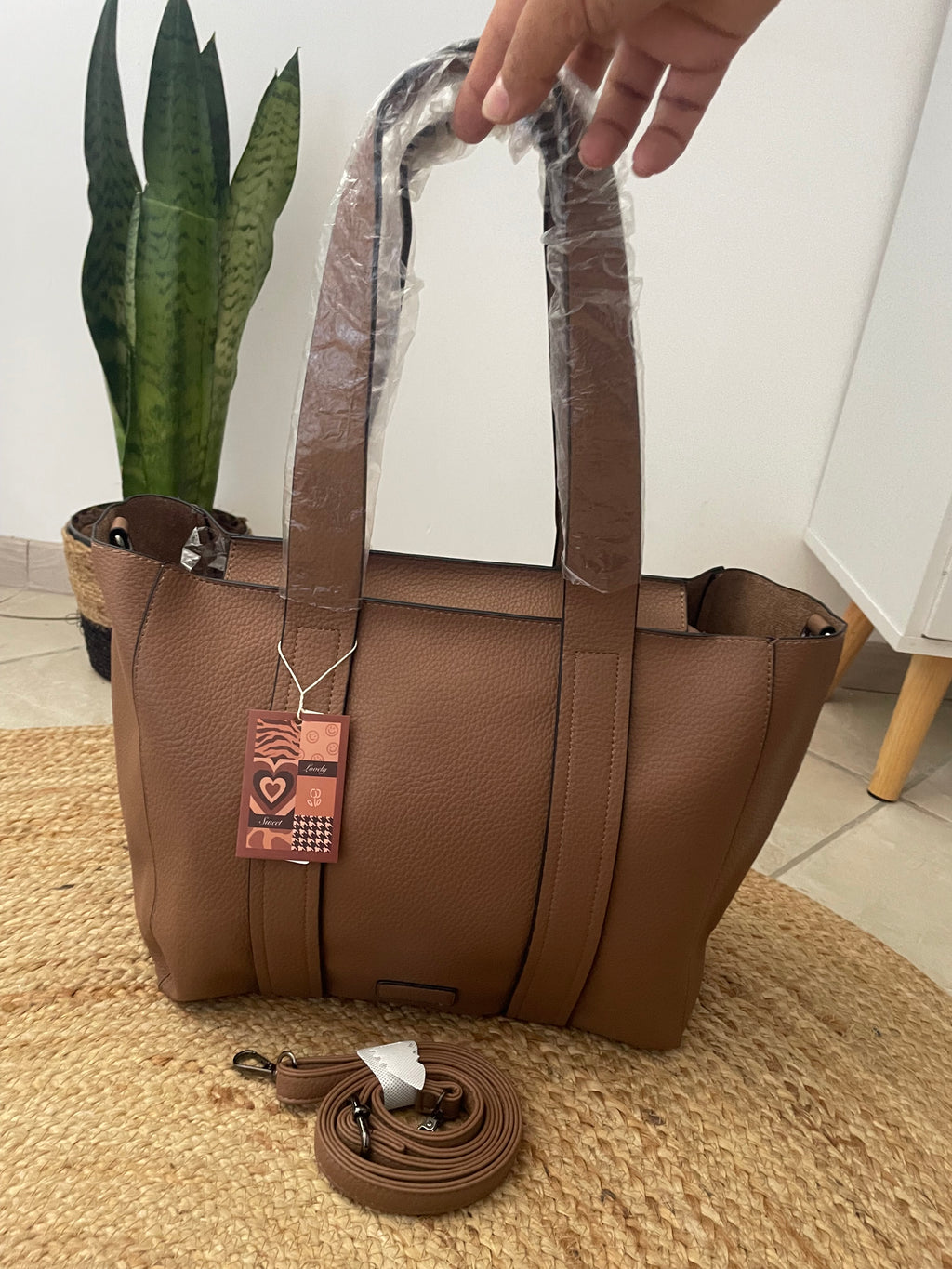 Sac Ayana Marron Grand Format – Rentrée Scolaire