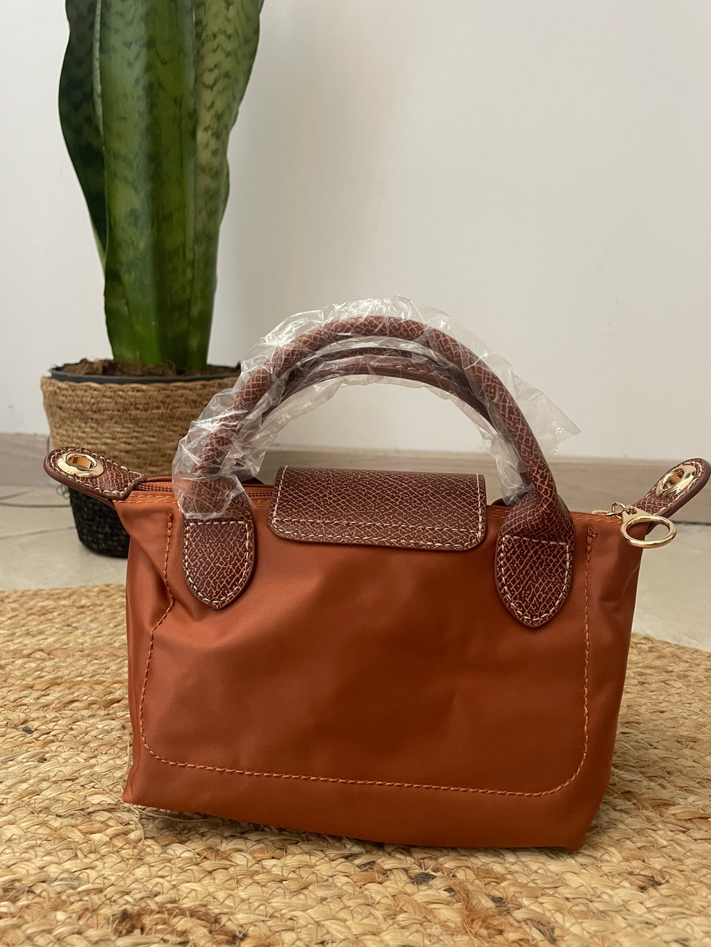 Mini sac à main Marron Caramel – Sac Bandoulière Femme