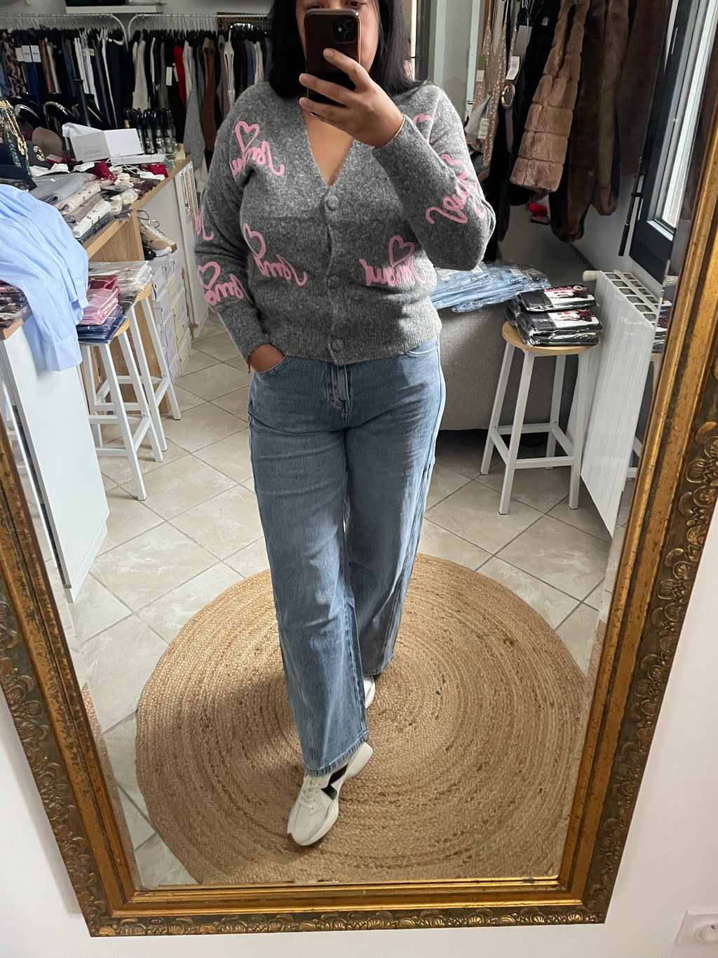 Jean coupe ballon femme taille haute – Style tendance | Beautiful by K