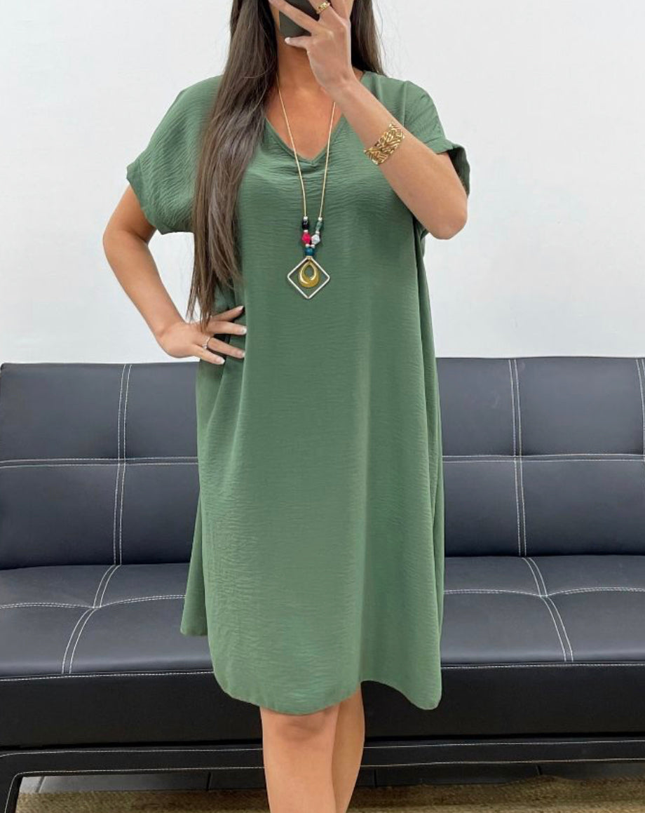 Robe Sasha kaki image 0