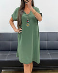 Robe Sasha kaki image 0